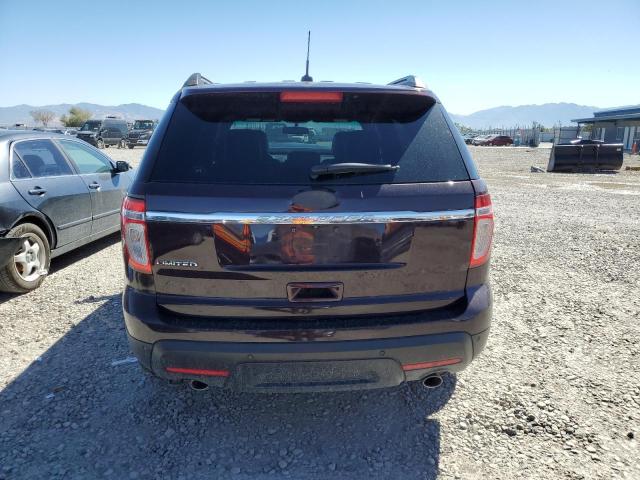 1FMHK8F8XBGA20657 - 2011 FORD EXPLORER LIMITED 勃艮第红 照片 6