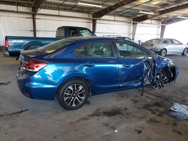 19XFB2F80FE201216 - 2015 HONDA CIVIC EX BLUE photo 3