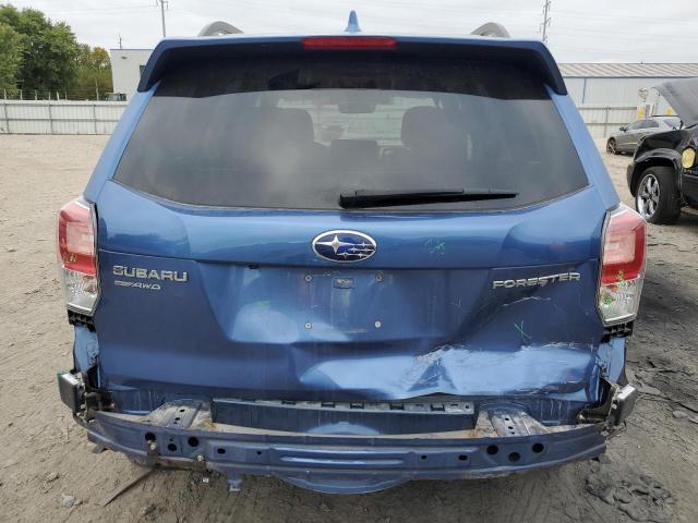 JF2SJAWC0JH411237 - 2018 SUBARU FORESTER 2.5I TOURING BLUE photo 6