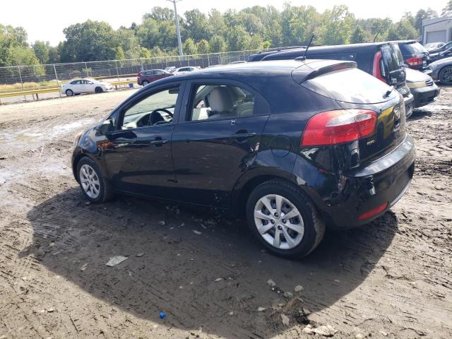 KNADM5A35D6250068 - 2013 KIA RIO LX BLACK photo 2