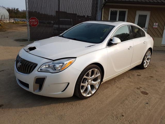 2G4GU5GX7H9117588 - 2017 BUICK REGAL GS WHITE photo 1