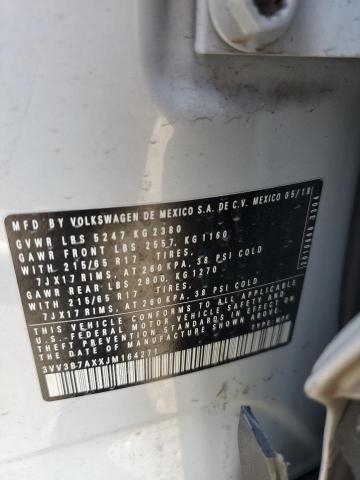 3VV3B7AXXJM164271 - 2018 VOLKSWAGEN TIGUAN SE 白色 照片 13