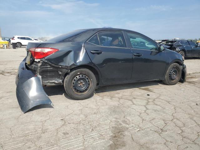 2T1BURHE1KC195312 - 2019 TOYOTA COROLLA L BLACK photo 3