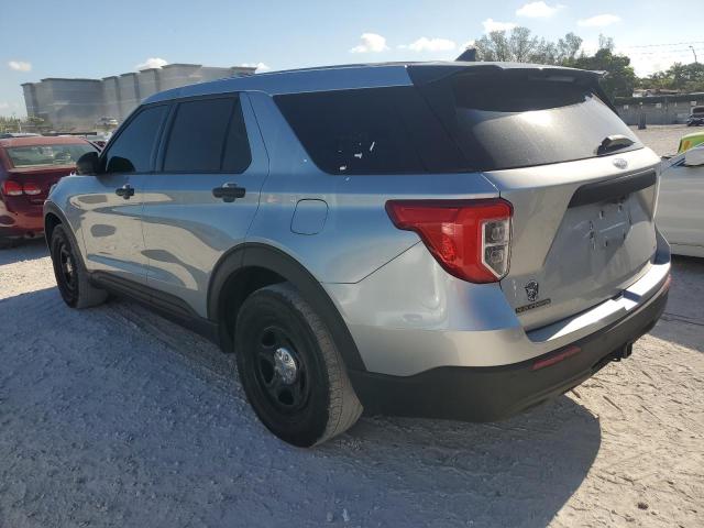 1FM5K8AB1MGA46914 - 2021 FORD EXPLORER POLICE INTERCEPTOR Сірий фото 2