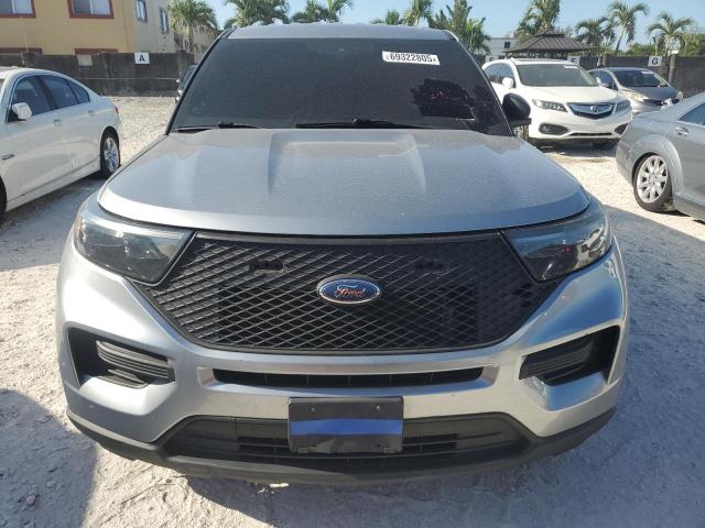 1FM5K8AB1MGA46914 - 2021 FORD EXPLORER POLICE INTERCEPTOR Сірий фото 5