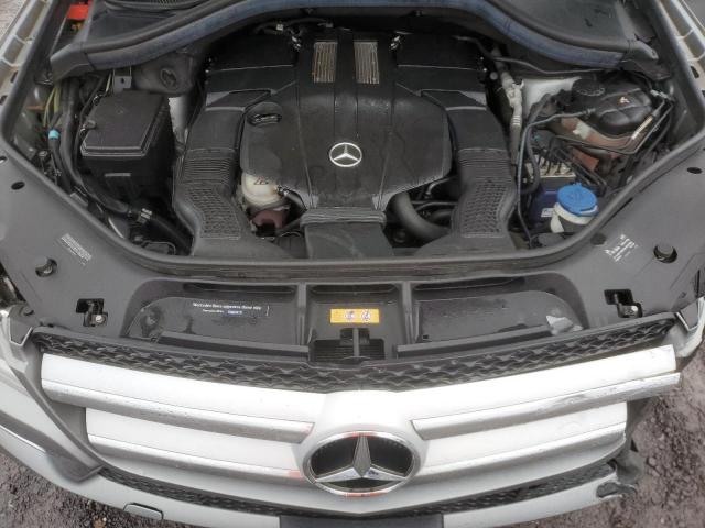 4JGDF6EE5FA575202 - 2015 MERCEDES-BENZ GL 450 4MATIC SILVER photo 12