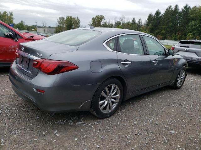 JN1BY1AR6JM220082 - 2018 INFINITI Q70 3.7 LUXE GRAY photo 3