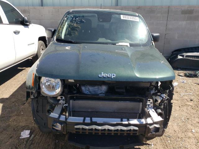 ZACNJCAB6MPM50348 - 2021 JEEP RENEGADE SPORT GREEN photo 5