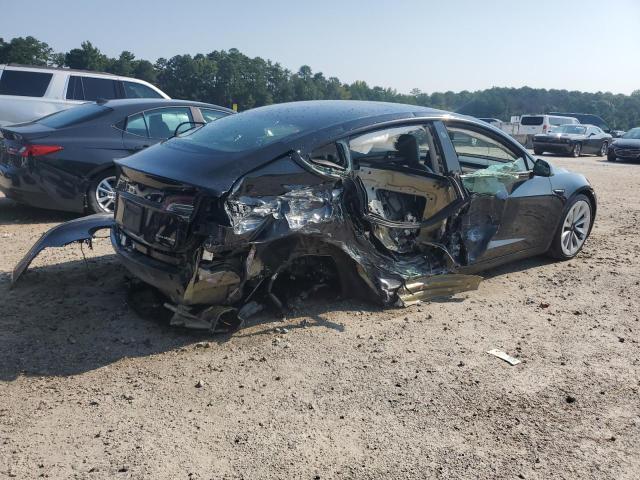 5YJ3E1EB1NF290157 - 2022 TESLA MODEL 3 BLACK photo 3