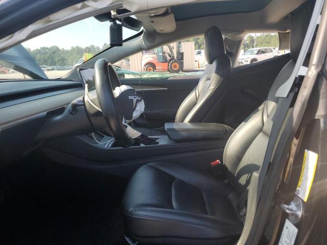 5YJ3E1EB1NF290157 - 2022 TESLA MODEL 3 BLACK photo 7
