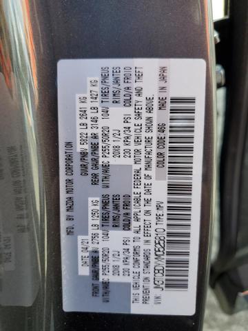 JM3TCBDYXM0525810 - 2021 MAZDA CX-9 GRAND TOURING GRAY photo 14