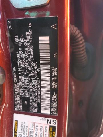JTEBU14R868055037 - 2006 TOYOTA 4RUNNER SR5 Bordo foto 12