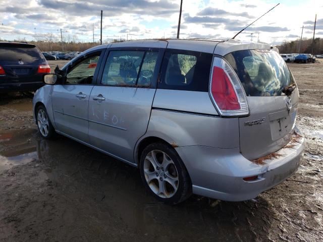 JM1CR29L080301066 - 2008 MAZDA MAZDA5 SILVER photo 2