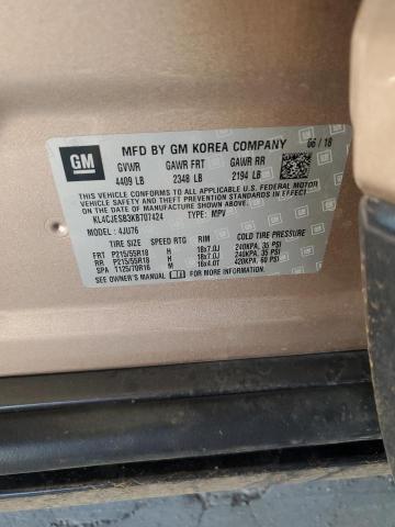 KL4CJESB3KB707424 - 2019 BUICK ENCORE PREFERRED GOLD photo 13