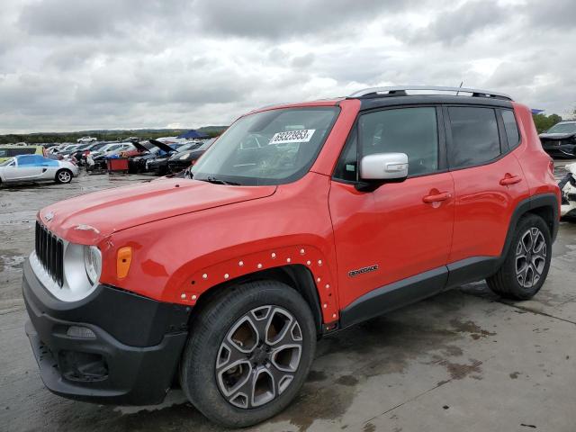 ZACCJADT8FPB44709 - 2015 JEEP RENEGADE LIMITED RED photo 1