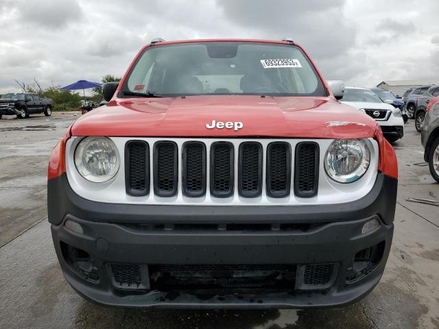 ZACCJADT8FPB44709 - 2015 JEEP RENEGADE LIMITED RED photo 5