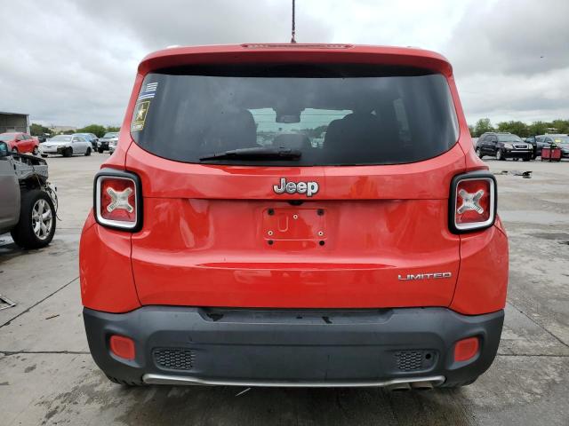 ZACCJADT8FPB44709 - 2015 JEEP RENEGADE LIMITED RED photo 6