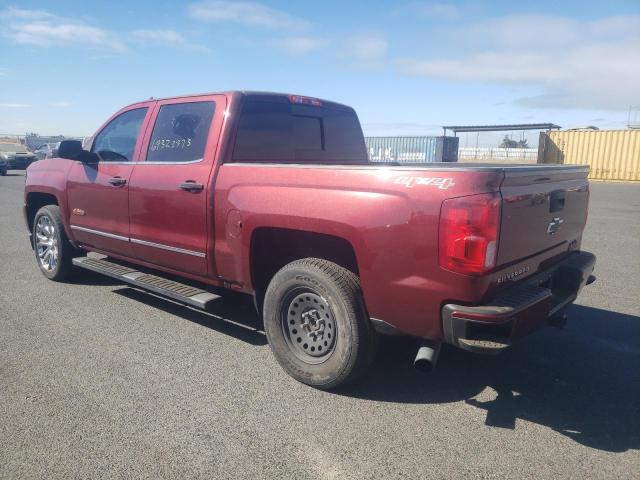 3GCUKTEJ0HG111489 - 2017 CHEVROLET SILVERADO K1500 HIGH COUNTRY BURGUNDY photo 2