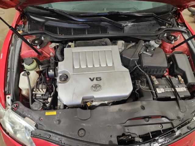 4T1BK46K68U060495 - 2008 TOYOTA CAMRY LE RED photo 11