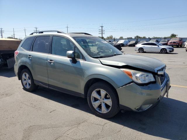 JF2SJAEC4EH496204 - 2014 SUBARU FORESTER 2.5I PREMIUM GREEN photo 4