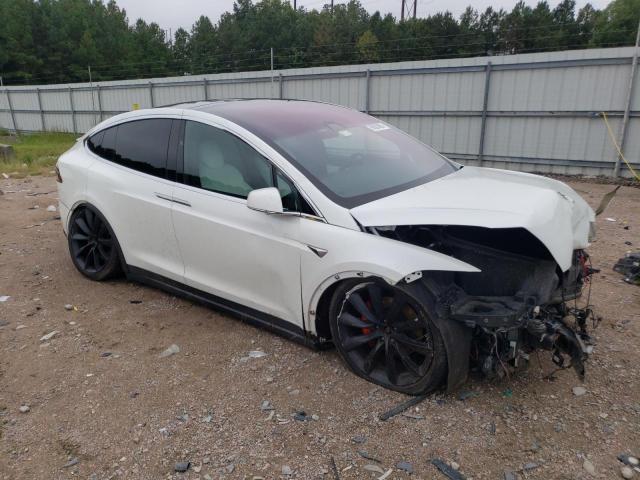 5YJXCDE43KF180829 - 2019 TESLA MODEL X Blanc photo 4