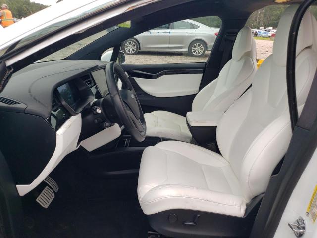 5YJXCDE43KF180829 - 2019 TESLA MODEL X Blanc photo 7