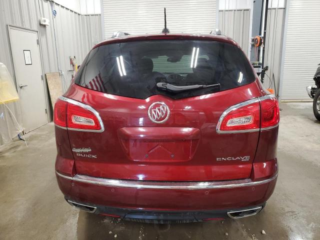 5GAKVCKD1HJ281373 - 2017 BUICK ENCLAVE RED photo 6