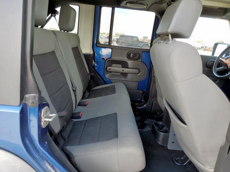 1J4BA3H11AL187554 - 2010 JEEP WRANGLER UNLIMITED SPORT أزرق صورة 11