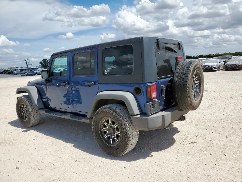 1J4BA3H11AL187554 - 2010 JEEP WRANGLER UNLIMITED SPORT أزرق صورة 2