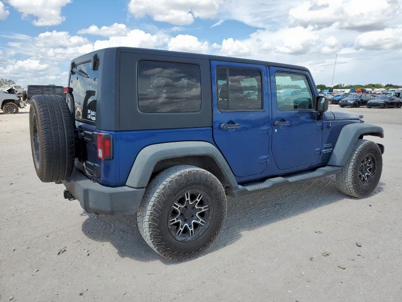 1J4BA3H11AL187554 - 2010 JEEP WRANGLER UNLIMITED SPORT أزرق صورة 3