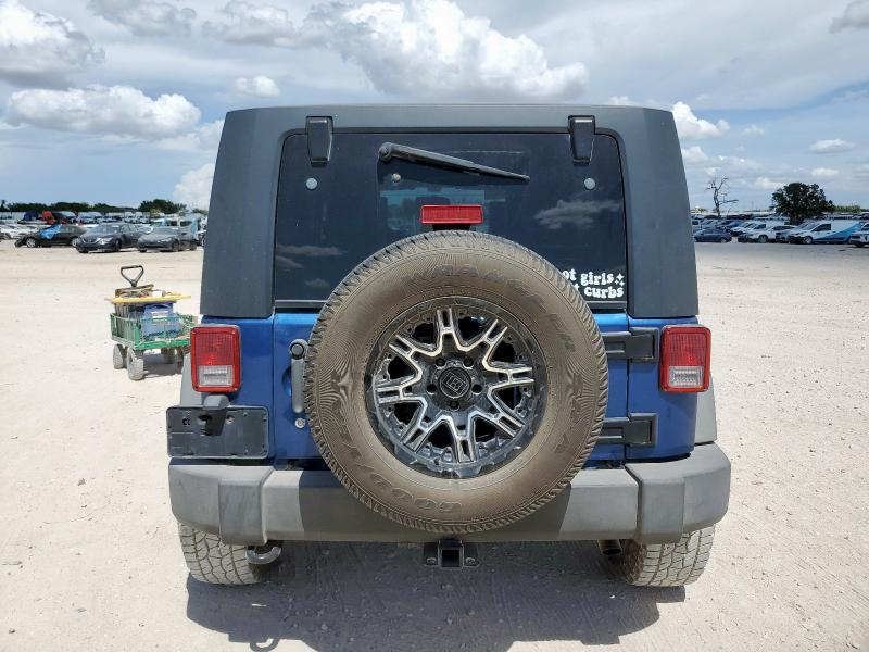 1J4BA3H11AL187554 - 2010 JEEP WRANGLER UNLIMITED SPORT أزرق صورة 6