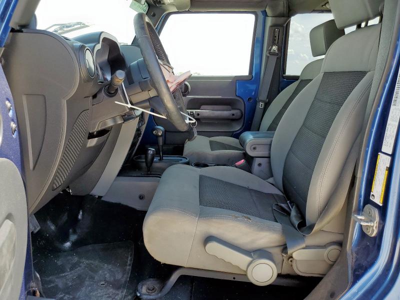 1J4BA3H11AL187554 - 2010 JEEP WRANGLER UNLIMITED SPORT أزرق صورة 7