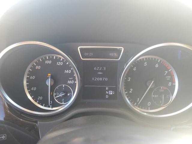 4JGDA5HB1CA030510 - 2012 MERCEDES-BENZ ML 350 4MATIC WHITE photo 9