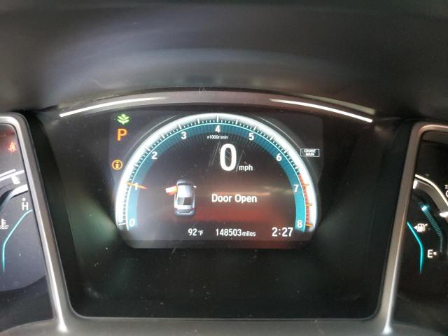 2HGFC2F73JH518751 - 2018 HONDA CIVIC EX أسود صورة 9