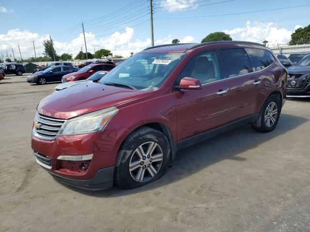1GNKVHKDXGJ188384 - 2016 CHEVROLET TRAVERSE LT 勃艮第红 照片 1
