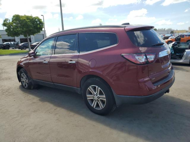 1GNKVHKDXGJ188384 - 2016 CHEVROLET TRAVERSE LT 勃艮第红 照片 2