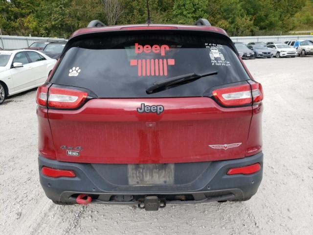 1C4PJMBS2FW685979 - 2015 JEEP CHEROKEE TRAILHAWK მუქწითელი ფოტო 6