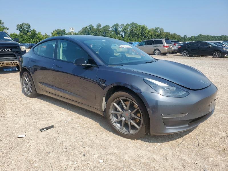 5YJ3E1EBXNF118791 - 2022 TESLA MODEL 3 ნაცრისფერი ფოტო 4