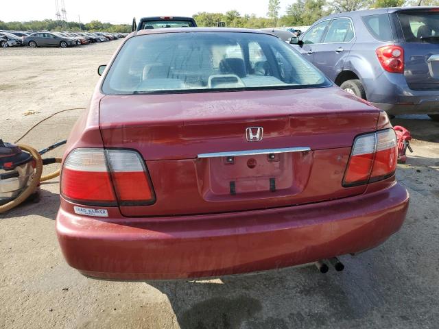 1HGCD7255TA009179 - 1996 HONDA ACCORD EX MAROON photo 6