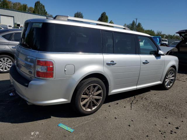 2FMHK6D81EBD19117 - 2014 FORD FLEX LIMITED SILVER photo 3