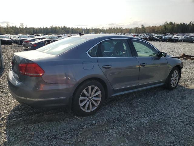 1VWCN7A39DC127766 - 2013 VOLKSWAGEN PASSAT SEL GRAY photo 3