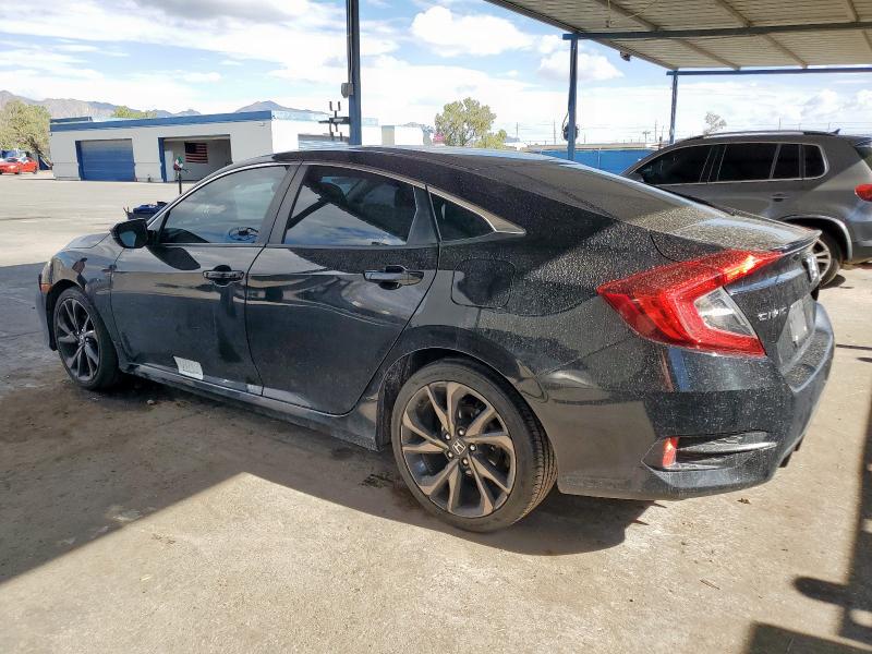 19XFC2F85KE007143 - 2019 HONDA CIVIC SPORT შავი ფოტო 2