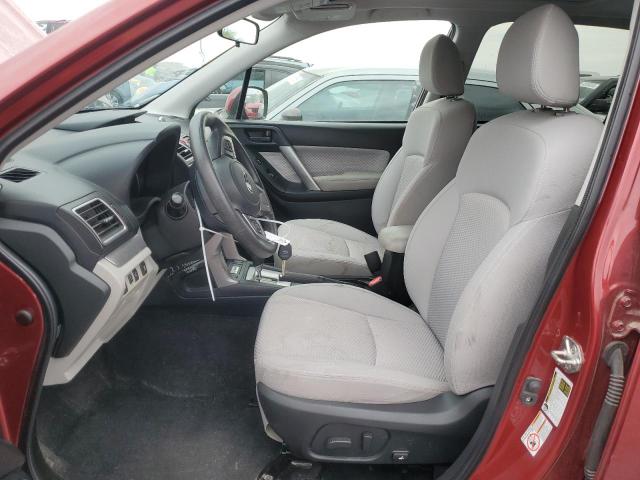 JF2SJAGC2JH581498 - 2018 SUBARU FORESTER 2.5I PREMIUM Бордовый фото 7
