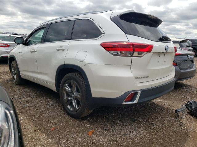 5TDDGRFH5HS032322 - 2017 TOYOTA HIGHLANDER HYBRID LIMITED WHITE photo 2