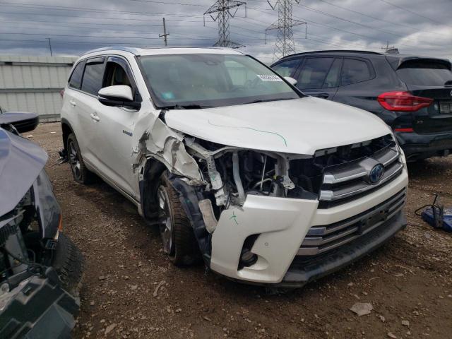 5TDDGRFH5HS032322 - 2017 TOYOTA HIGHLANDER HYBRID LIMITED WHITE photo 4