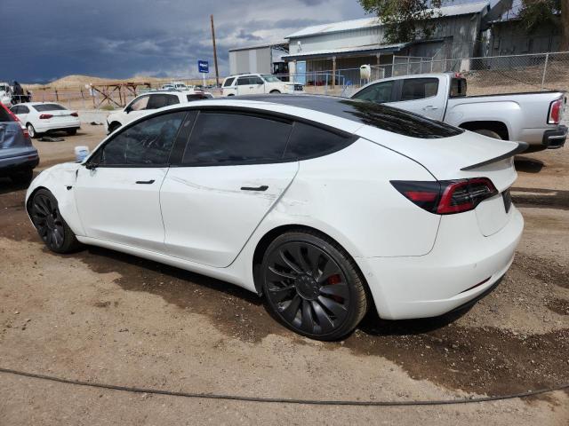 5YJ3E1EC9MF000884 - 2021 TESLA MODEL 3 WHITE photo 2