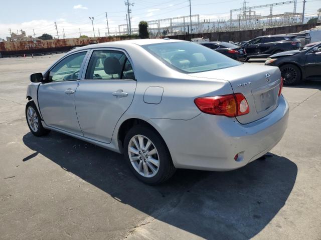 1NXBU40E69Z106101 - 2009 TOYOTA COROLLA BASE SILVER photo 2