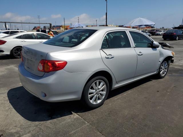 1NXBU40E69Z106101 - 2009 TOYOTA COROLLA BASE SILVER photo 3