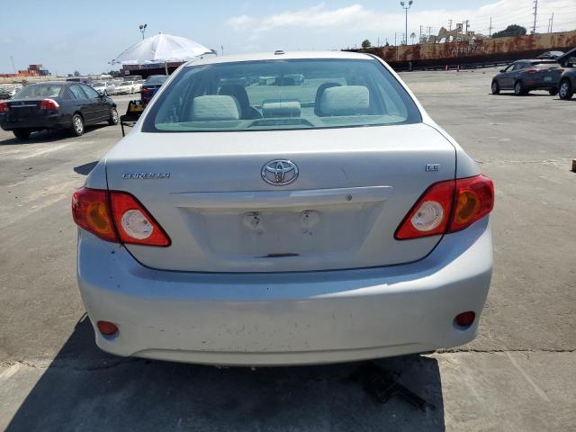 1NXBU40E69Z106101 - 2009 TOYOTA COROLLA BASE SILVER photo 6