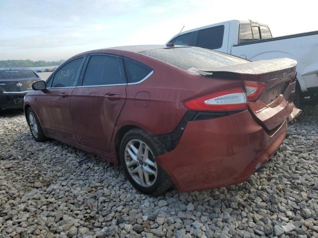 3FA6P0H70ER267403 - 2014 FORD FUSION SE BURGUNDY photo 2